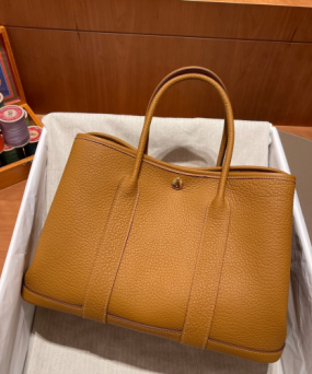 에르메스 가든파티30 골드브라운 네곤다 팔라듐